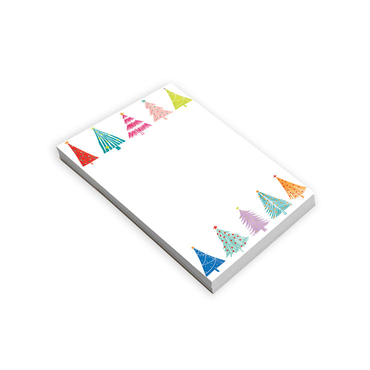 Festive Trees Holiday Memo Pad -