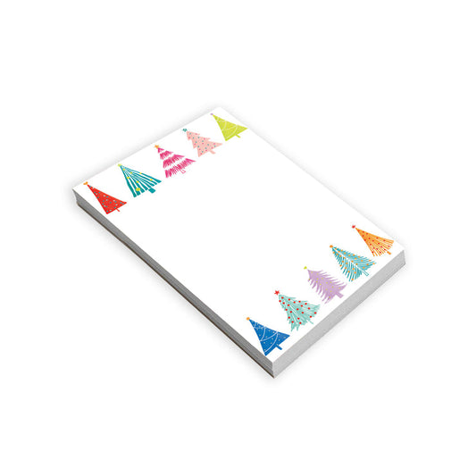 Festive Trees Holiday Memo Pad -