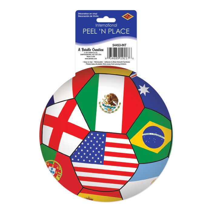 Peel 'N Place - International Cutout Window Cling
