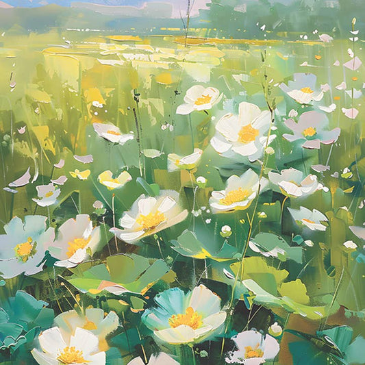 August Field Sympathy Greeting Card