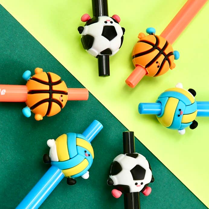 Sports Ball Game Retractable Gel Pen