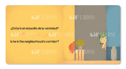 Where is?/ ¿Dónde está? El Chavo (Bilingual: English and Spanish)