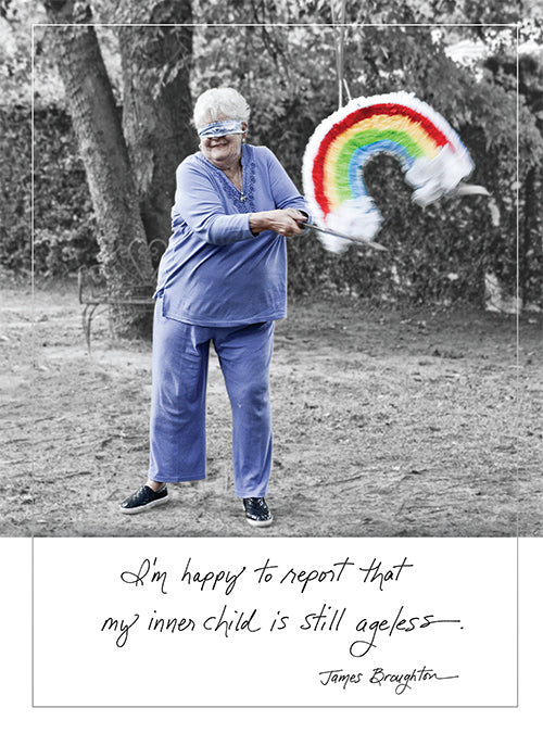 Grandma's Pinata Party Greeting Card
