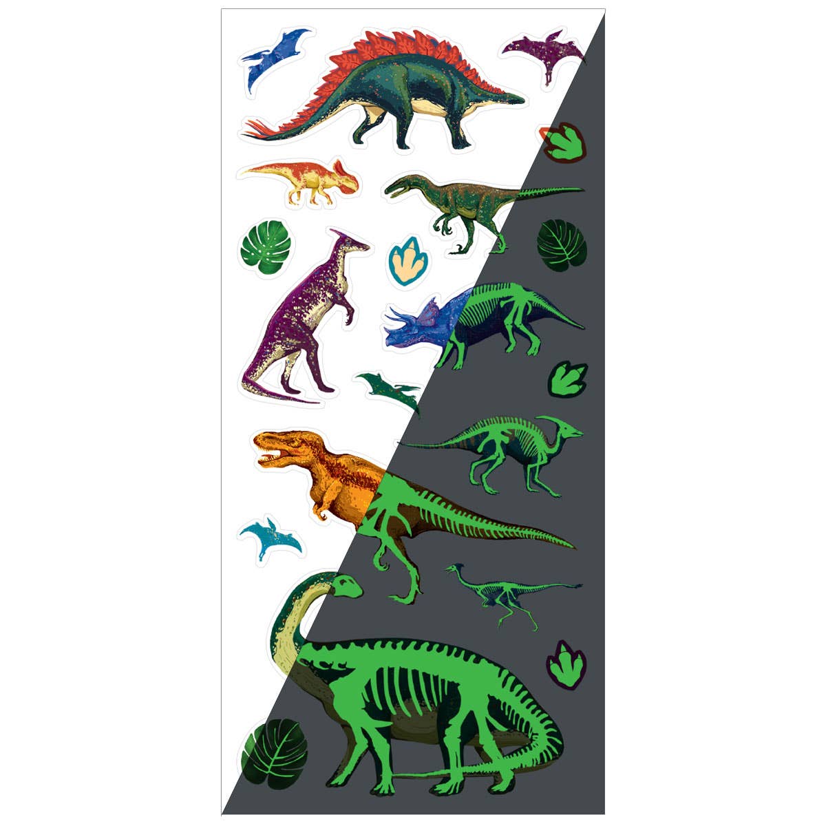 Glow In The Dark Stickers - Dinosaurs