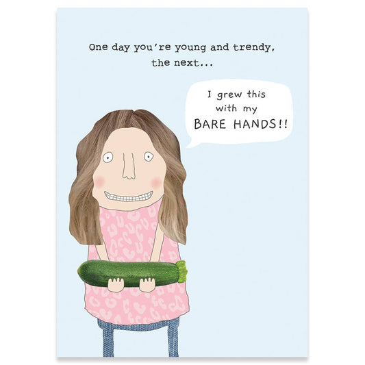 Bare Hands Birthday Greeting Card