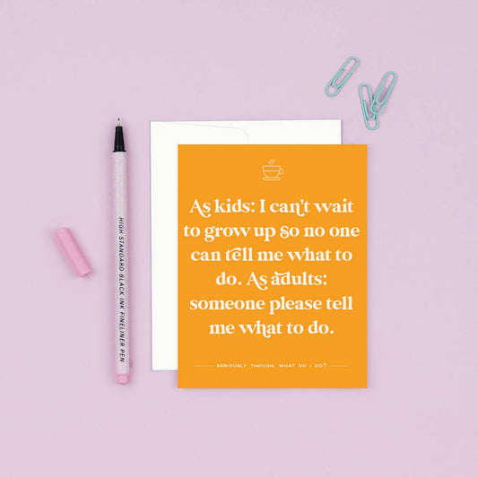Adulting Card