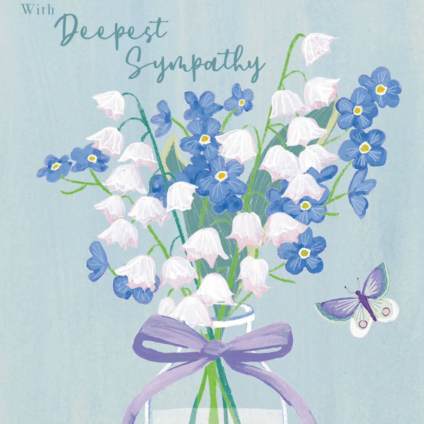 Sympathy Lily Greeting Card Paper Rose