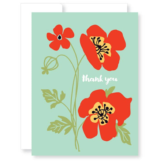 Thank You - Poppies