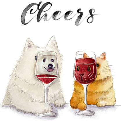 Cheers Wine-derful Year - Funny Birthday Card