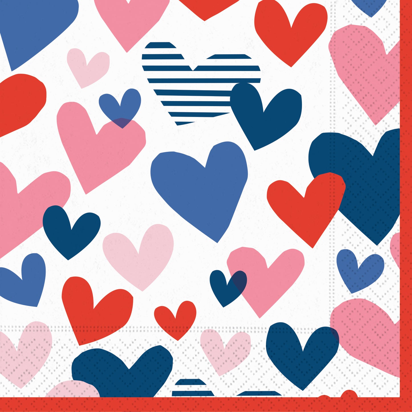 Graphic Love Luncheon Napkin
