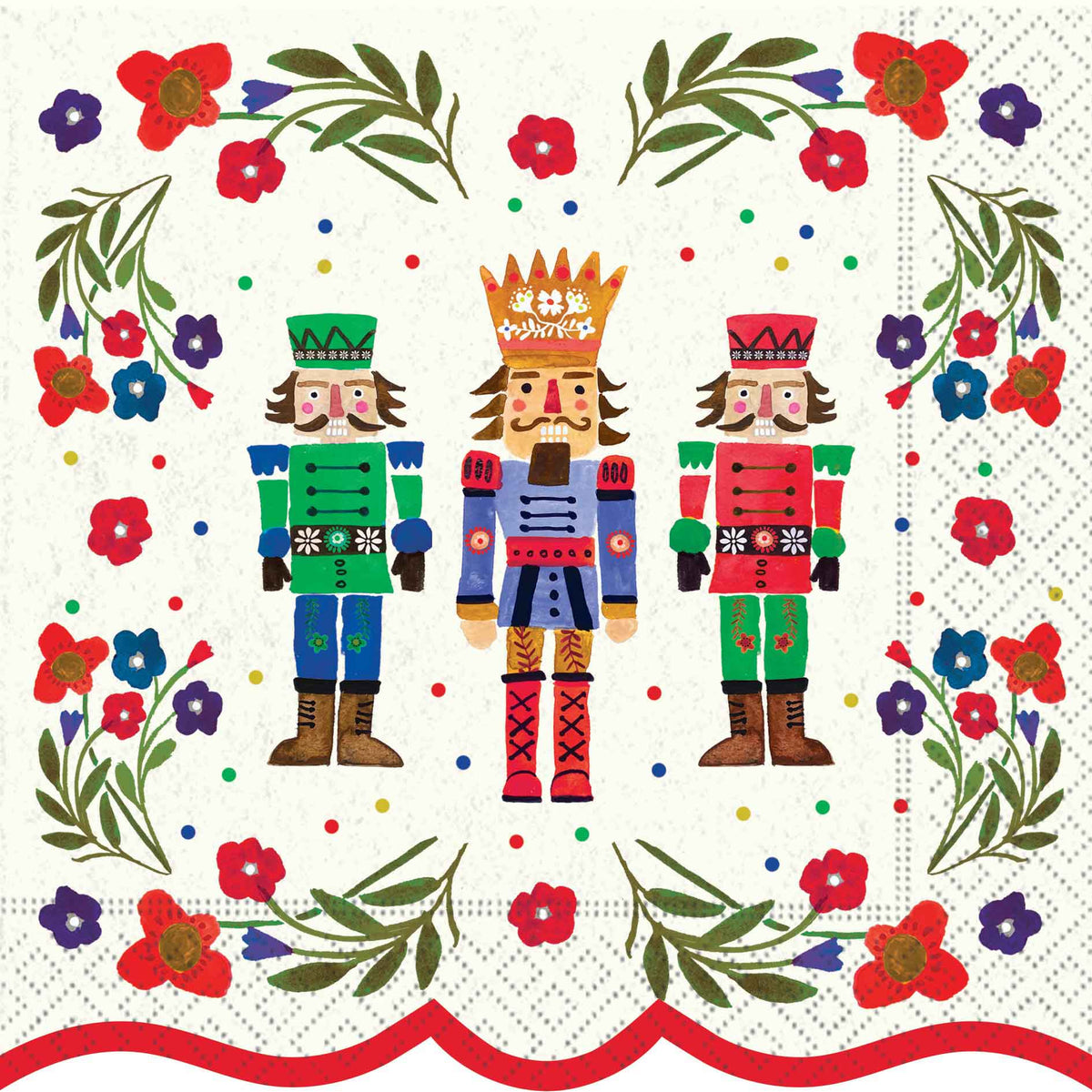 Festive Nutcracker Luncheon Napkin