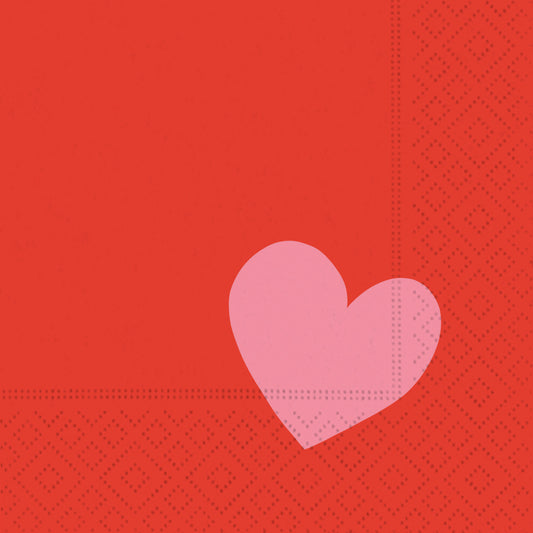 Graphic Love Beverage Napkin-Lovera