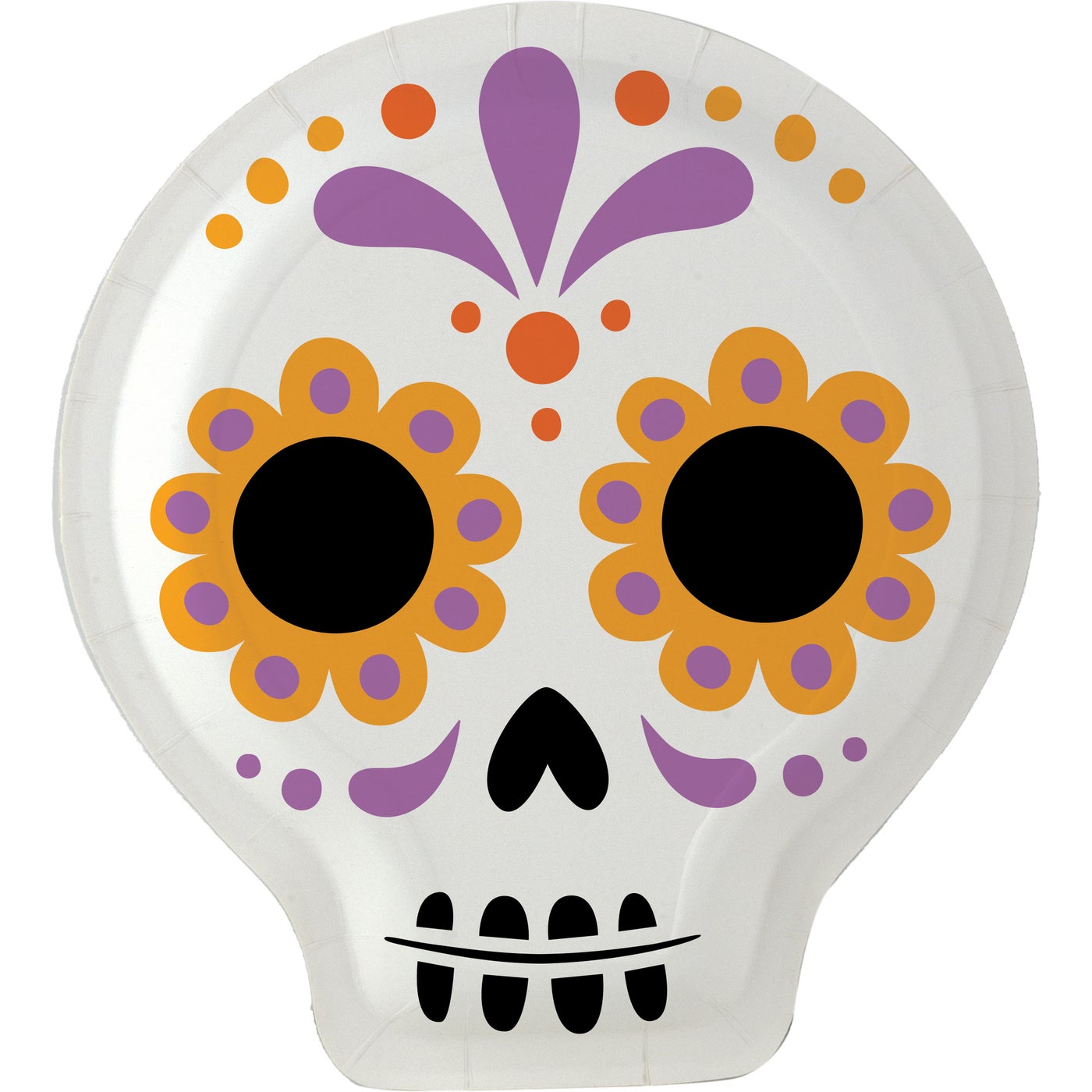 Day of the Dead Shaped Plate