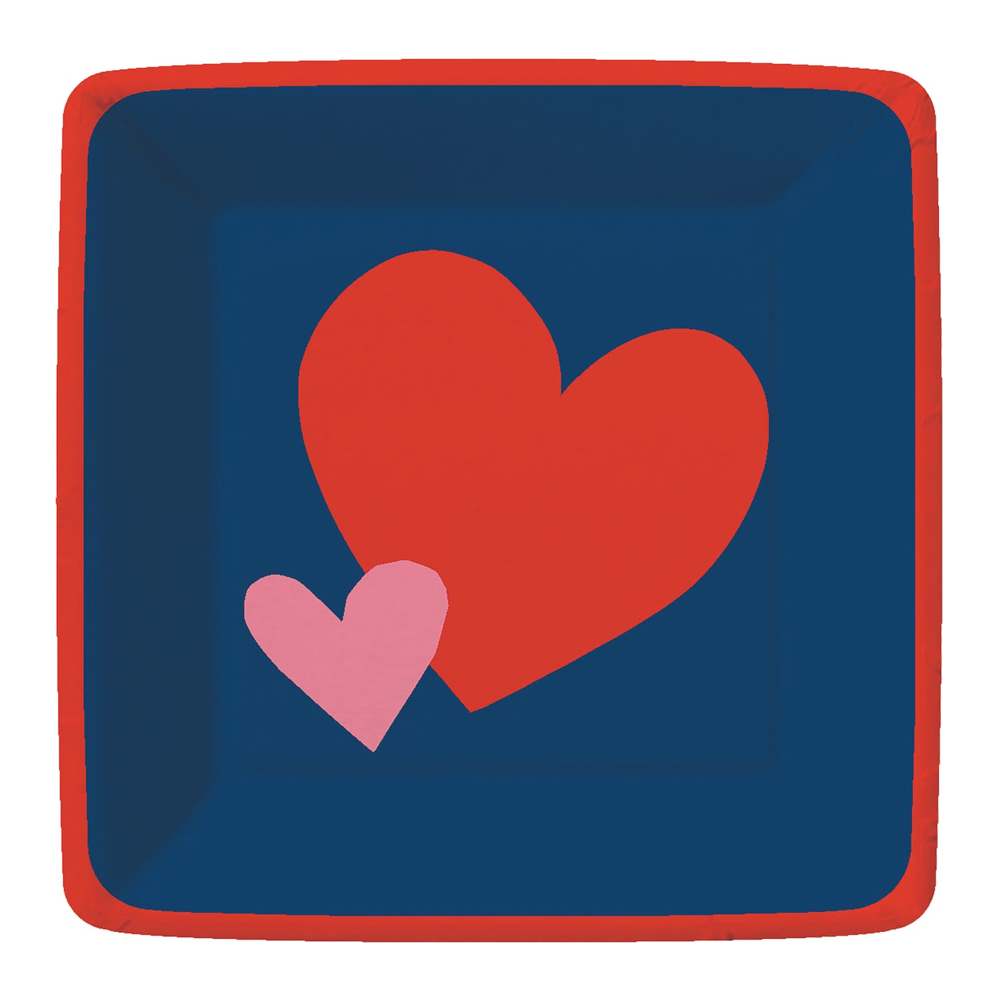 Graphic Love Paper Dessert Plate