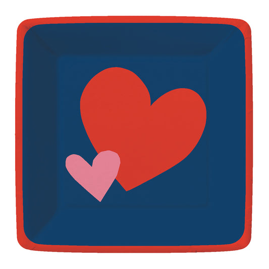 Graphic Love Paper Dessert Plate