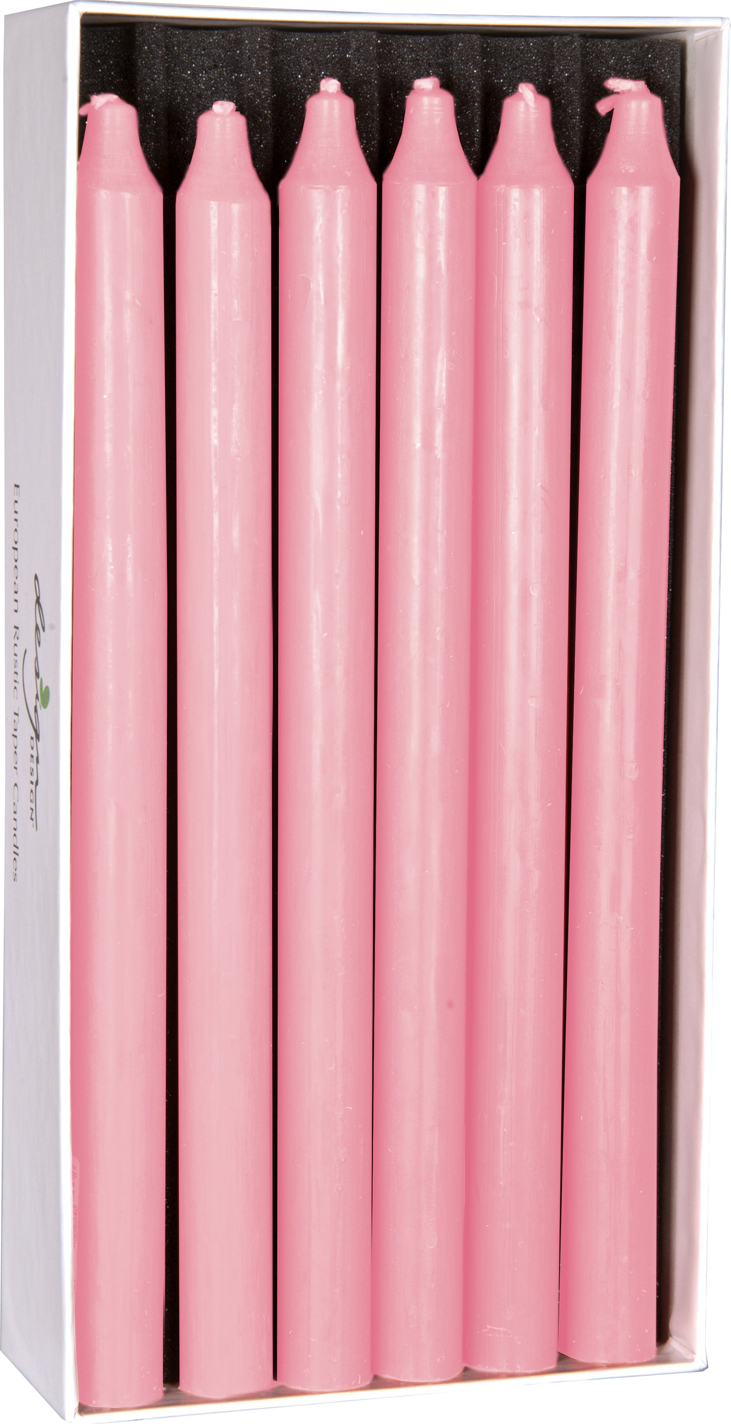 Pink Rustic Tapered Candle *sold individually*