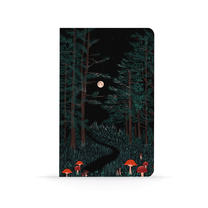 Moonrise Forest Medium Layflat Journal Notebook