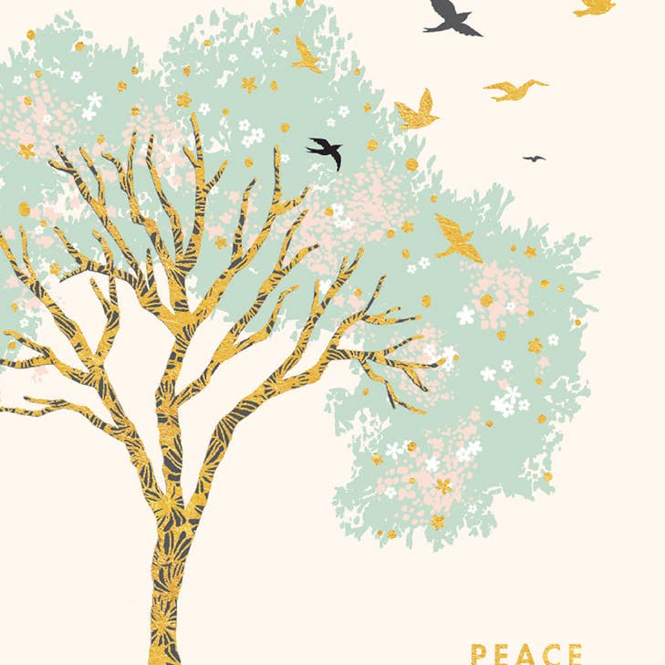 Tree Sympathy Greeting Card 4.5 X 6.25