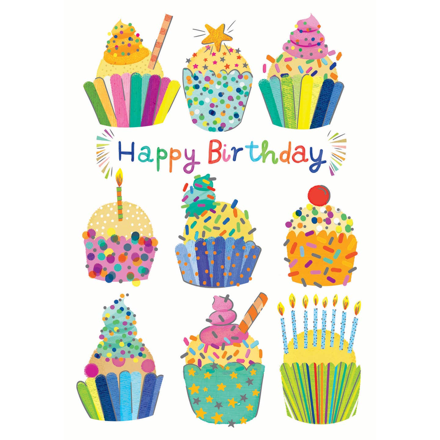 Birthday Cupcake Greeting Card