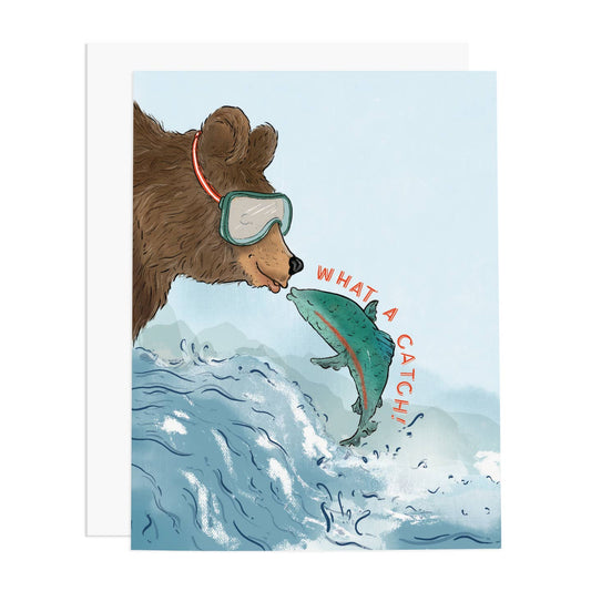 What A Catch Greeting Card