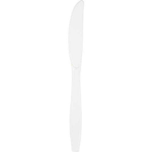 White Plastic Knives