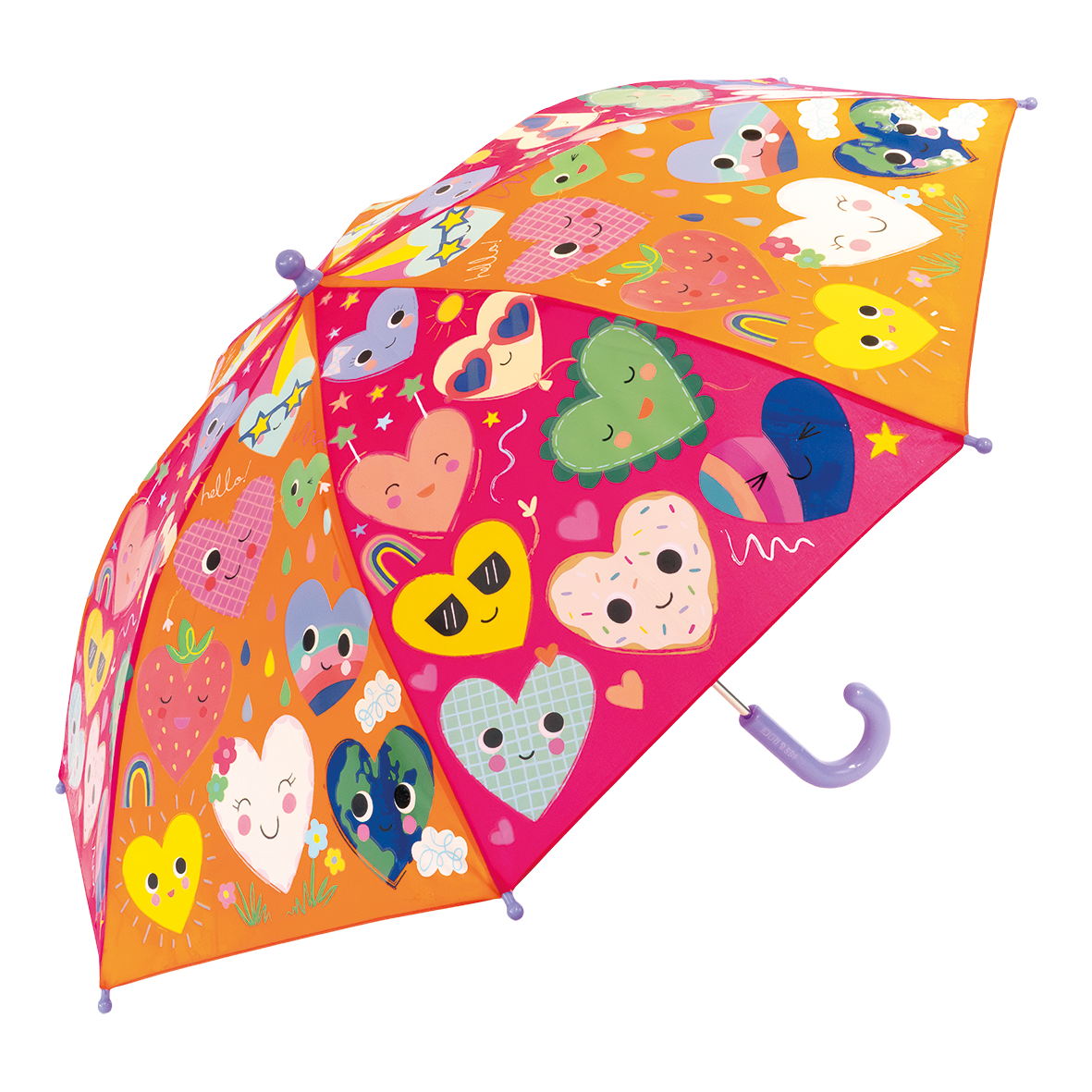 Hearts Colour Change Umbrellas