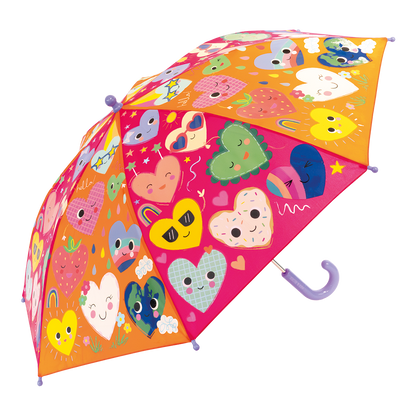 Hearts Colour Change Umbrellas