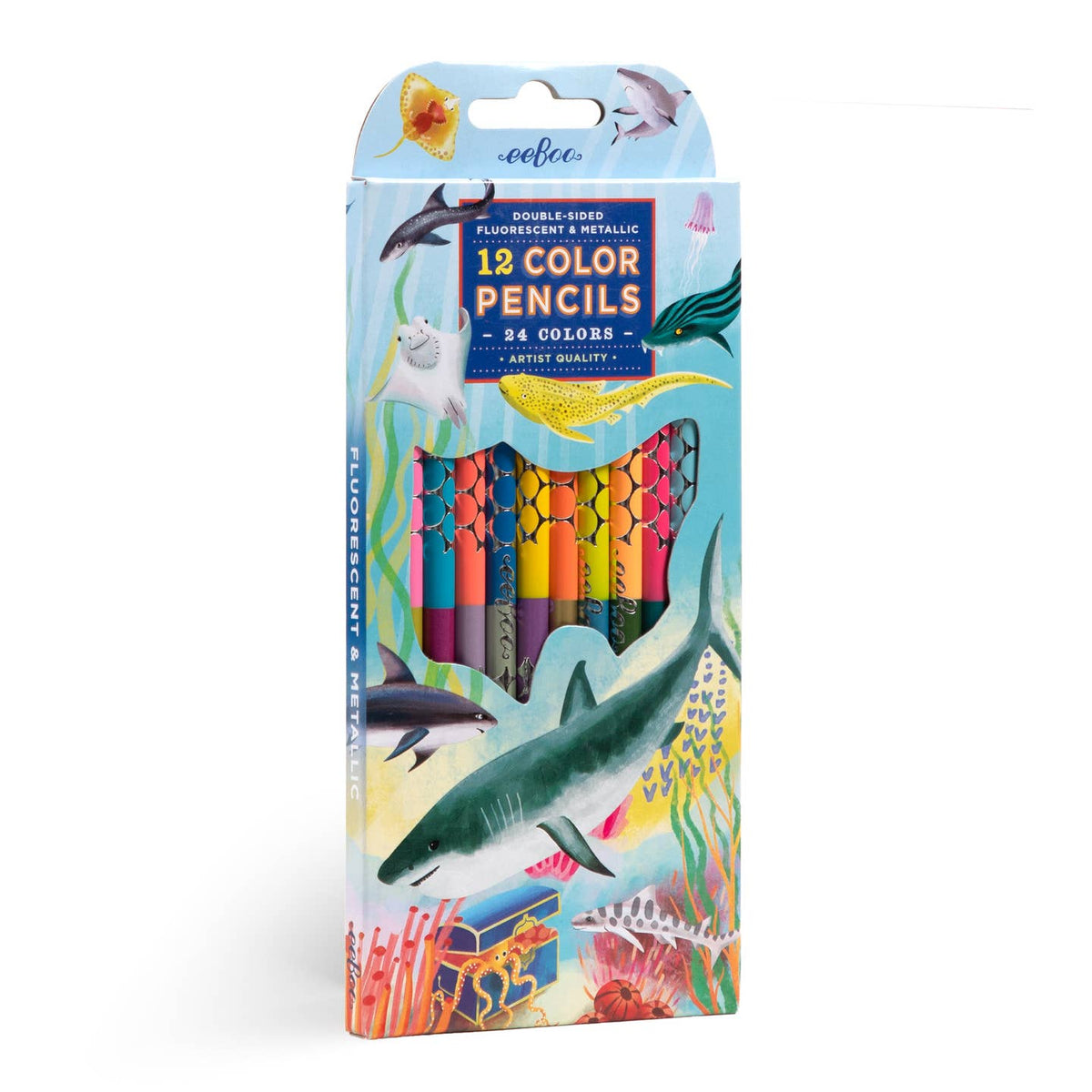 Shark 12 Double-Sided Special Pencils