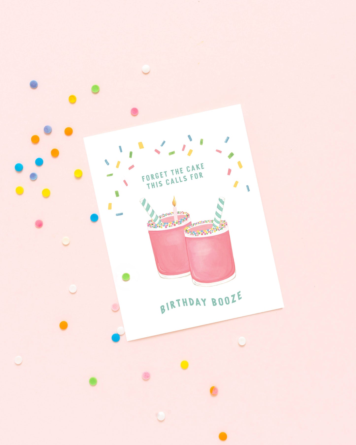 Birthday Booze - Funny Birthday Card & Friendship Card