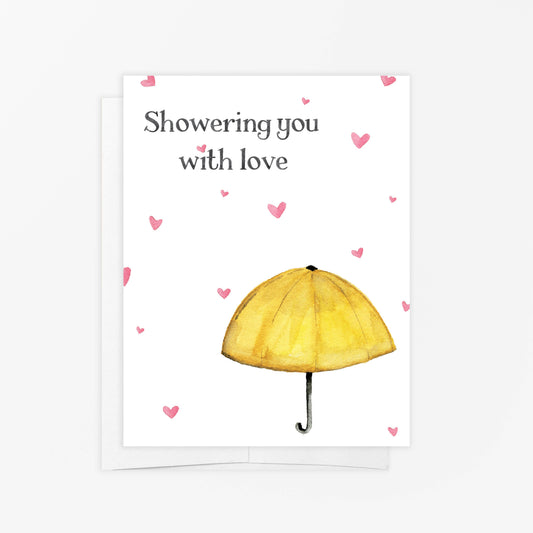 Greeting Card - Showering You with Love - Baby