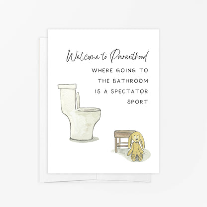 Greeting Card - Funny Baby Shower Card