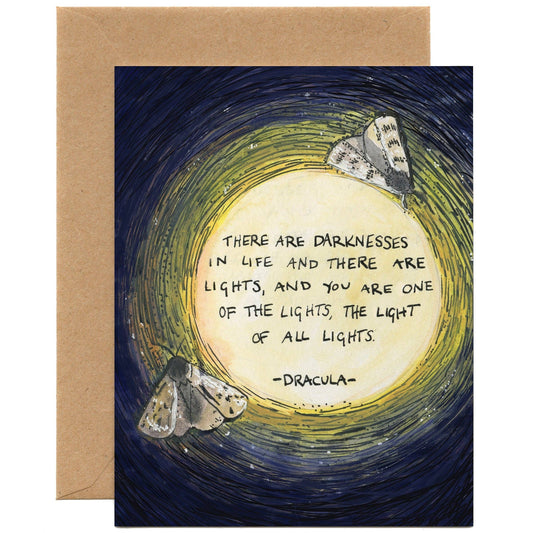Light of All Lights — Thank You, Birthday, Friendship Card: Eco-friendly card pocket