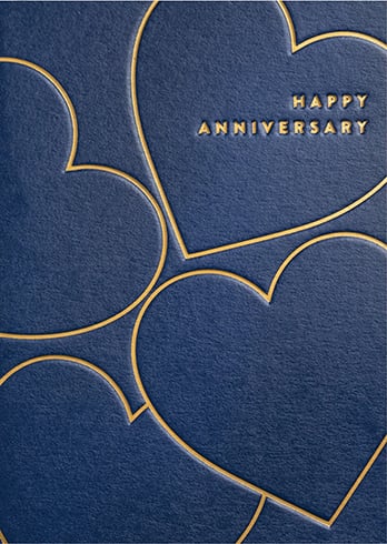 ANNIVERSARY HEARTS Greeting Card