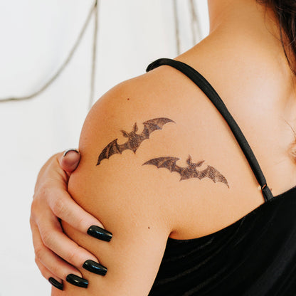 Vampire Bat Tattoo Pair EG