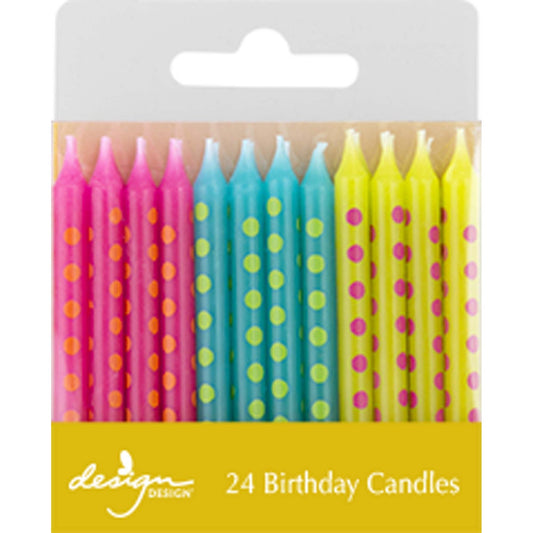 Bright Dots Stick Candles