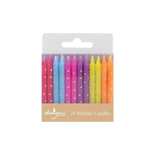 Razzle and Dazzle Dots Birthday Candles