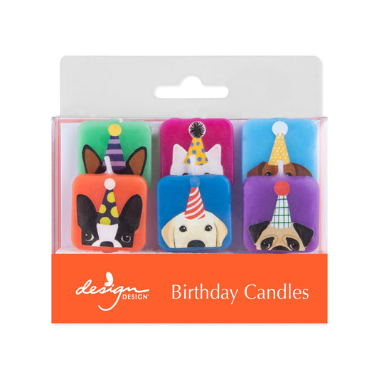 Dogs with Hats Sculpted Candles