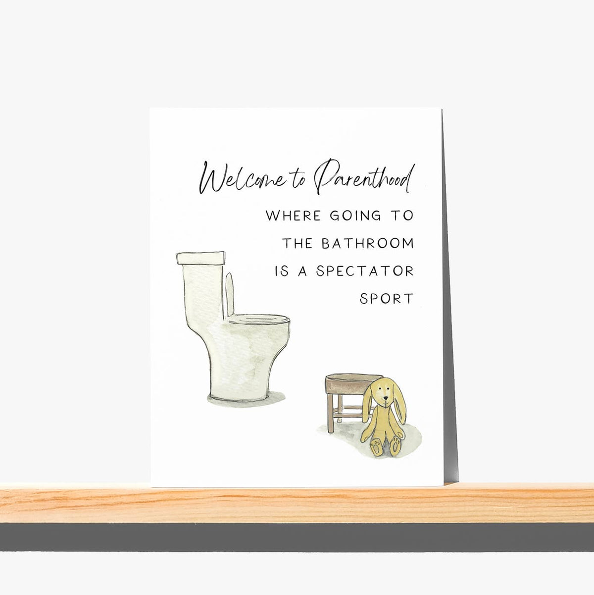 Greeting Card - Funny Baby Shower Card
