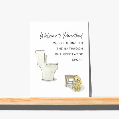 Greeting Card - Funny Baby Shower Card