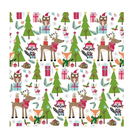 Woodland Social Wrapping Paper