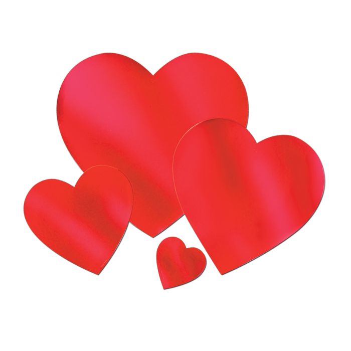 Foil Heart Cutout 15"