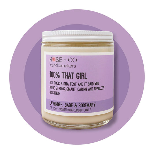 100% That Girl: 8 OZ Jar Candle