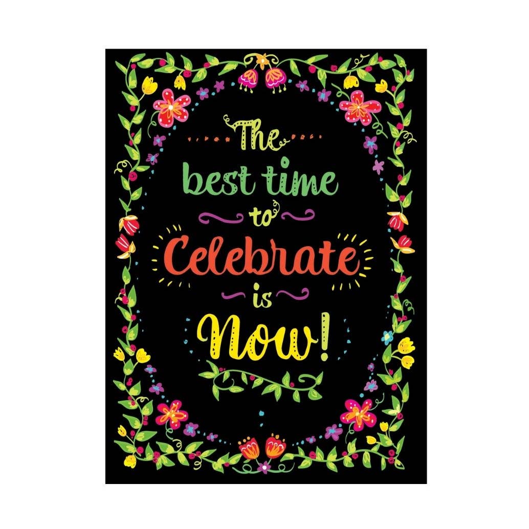 The Best Time To Celebrate Is Now Birthday Greeting Card