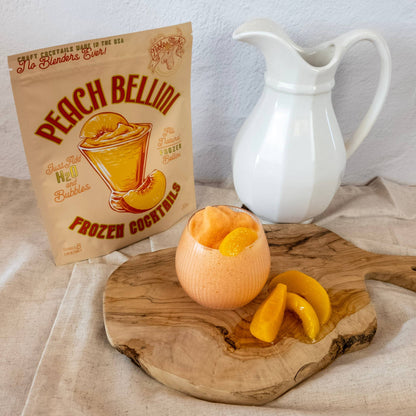 Peach Bellini Frozen Cocktail