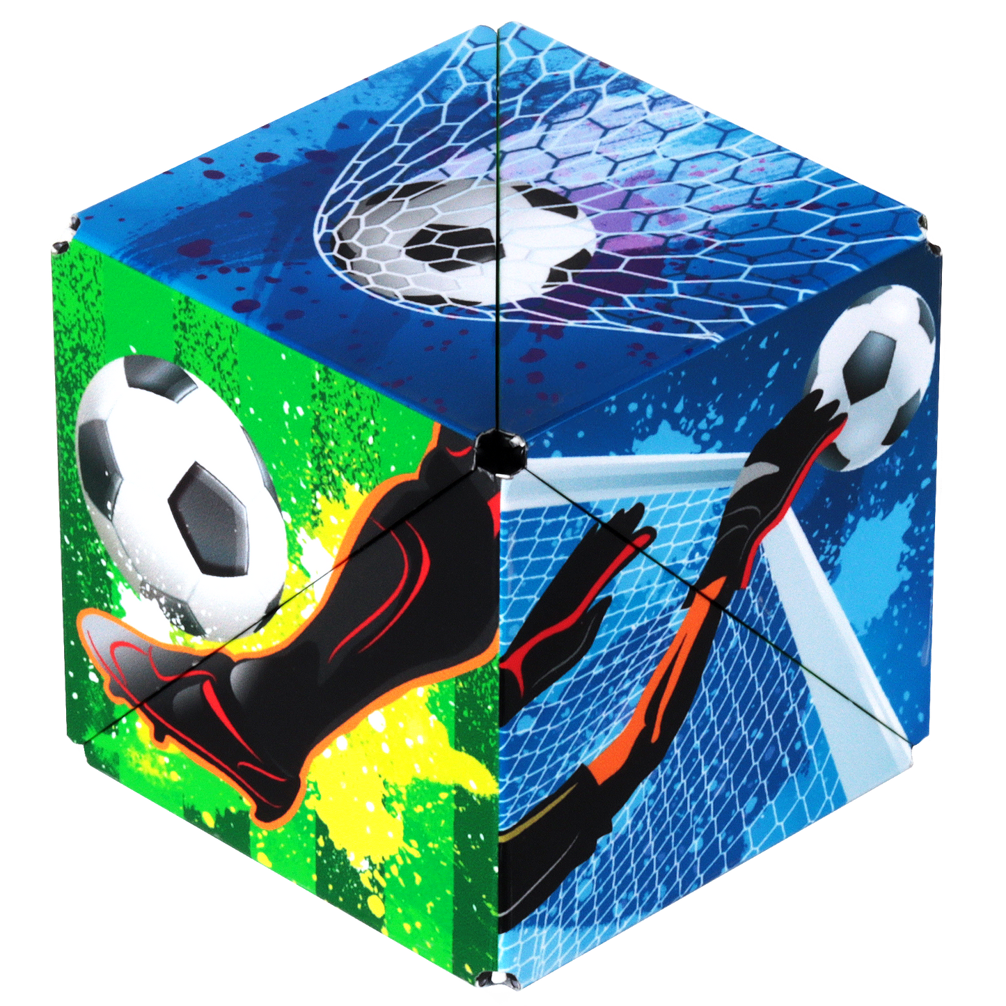 Shashibo Soccer - Magnetic Puzzle Cube STEAM MESH - NEW