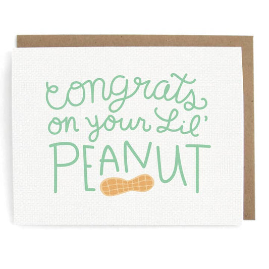 Peanut New Baby Card