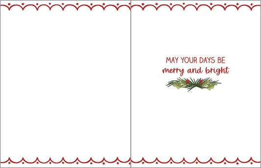 Christmas Card - Holiday Snowman