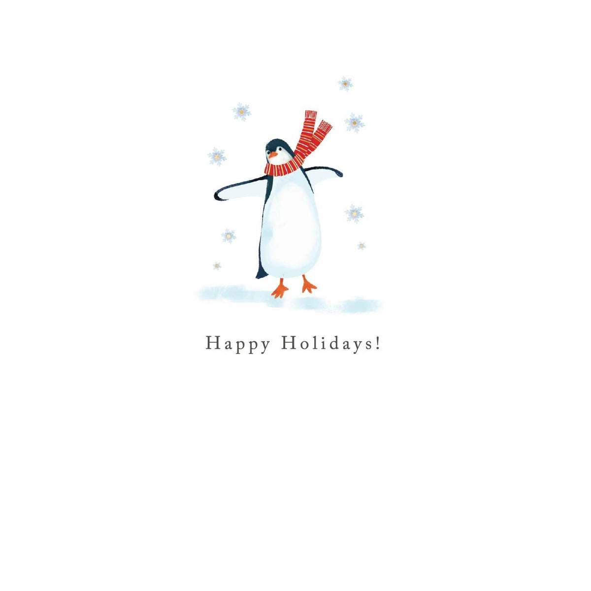 Greeting Card Holidays Penguin