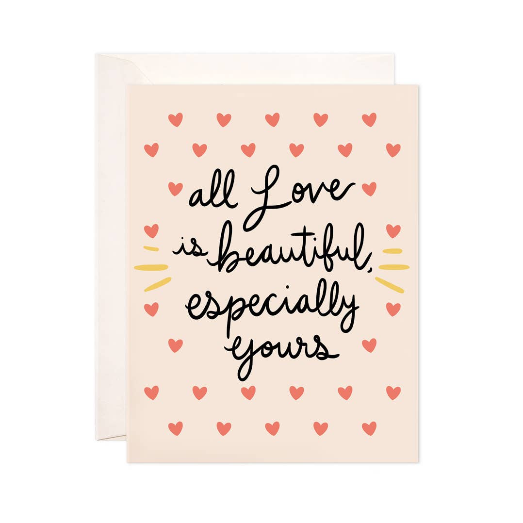 Especially Yours Greeting Card - Inclusive Wedding Card