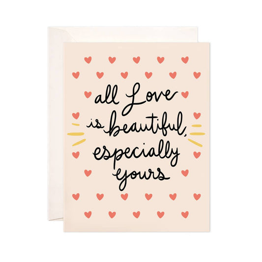 Especially Yours Greeting Card - Inclusive Wedding Card